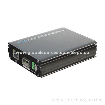 Gigabit Ethernet Fiber Media Converter, SFP Module Optional